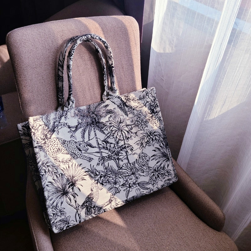 Jacquard Tote Bag