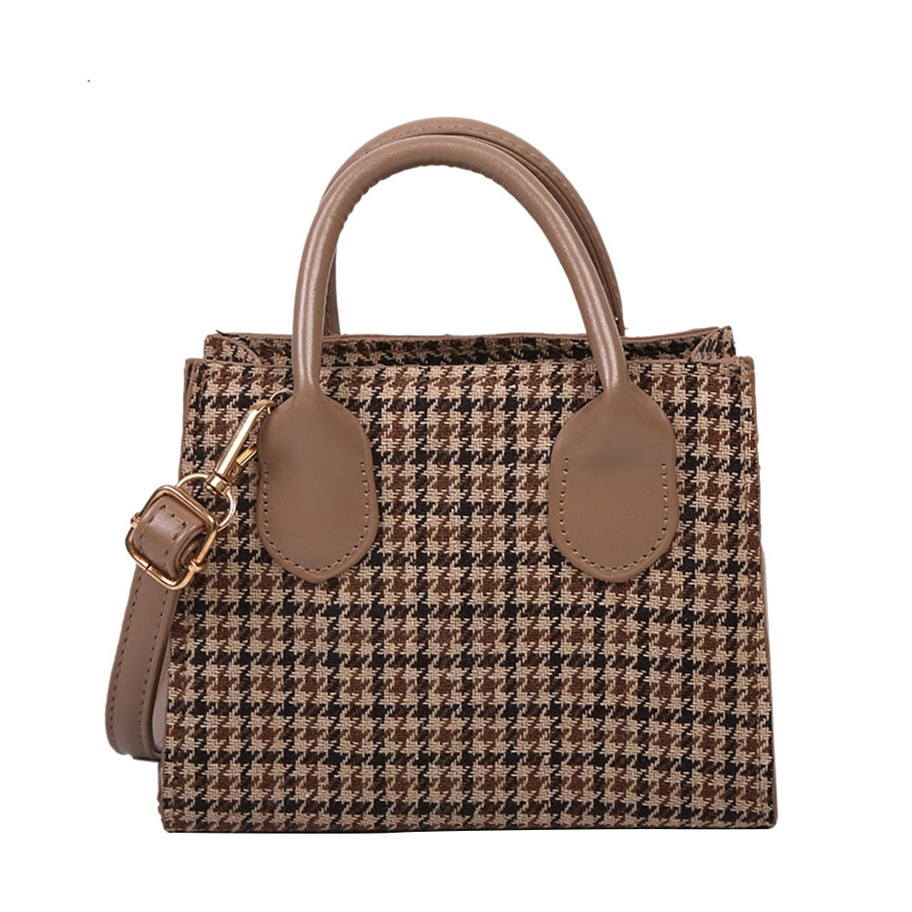 Mini Retro Plaid Bag