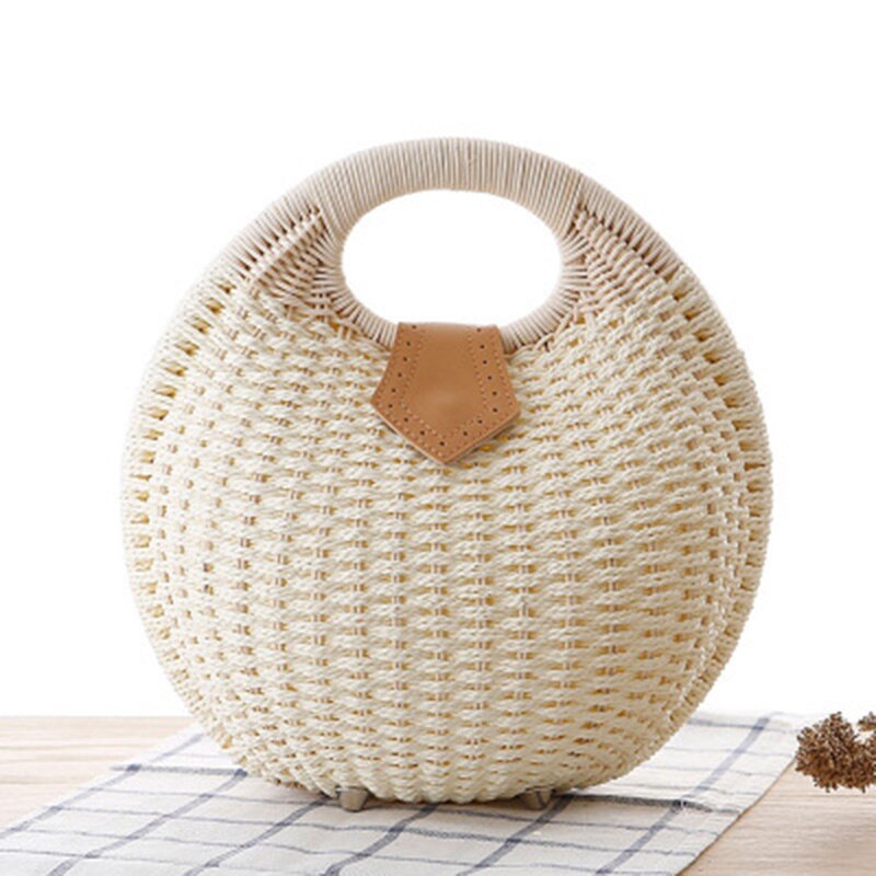 Moon Bay Straw Bag – Her Clutch Store