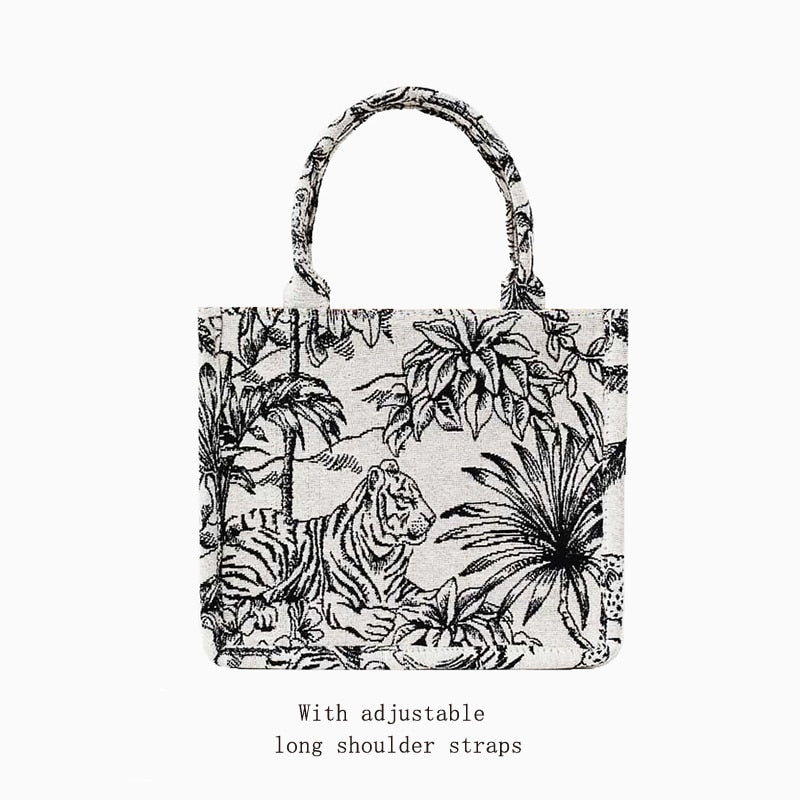 Jacquard Tote Bag