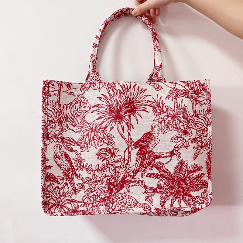 Jacquard Tote Bag