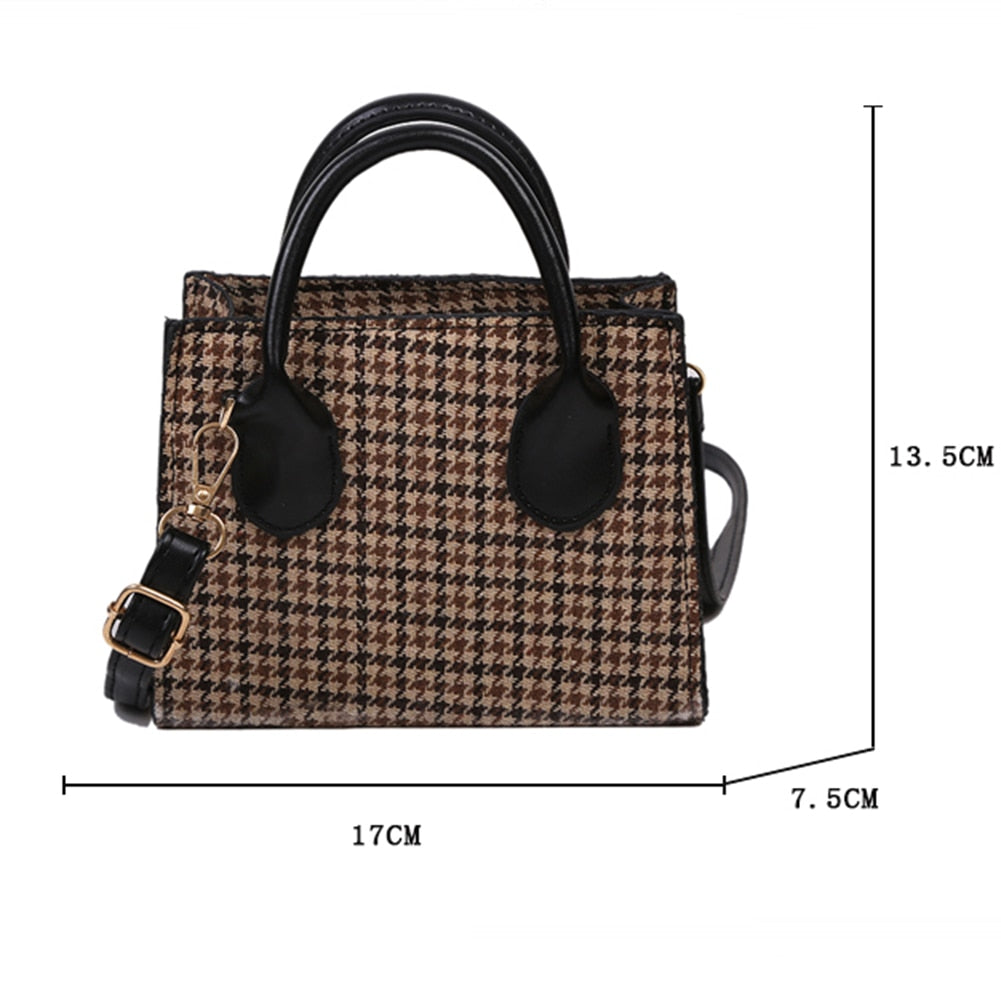 Mini Retro Plaid Bag