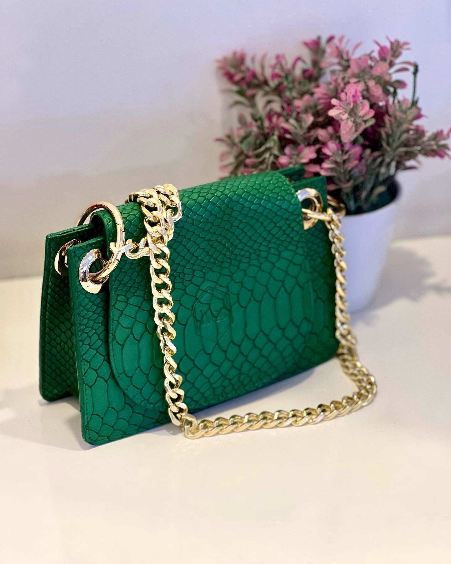 Mini croc 2024 crossbody bag