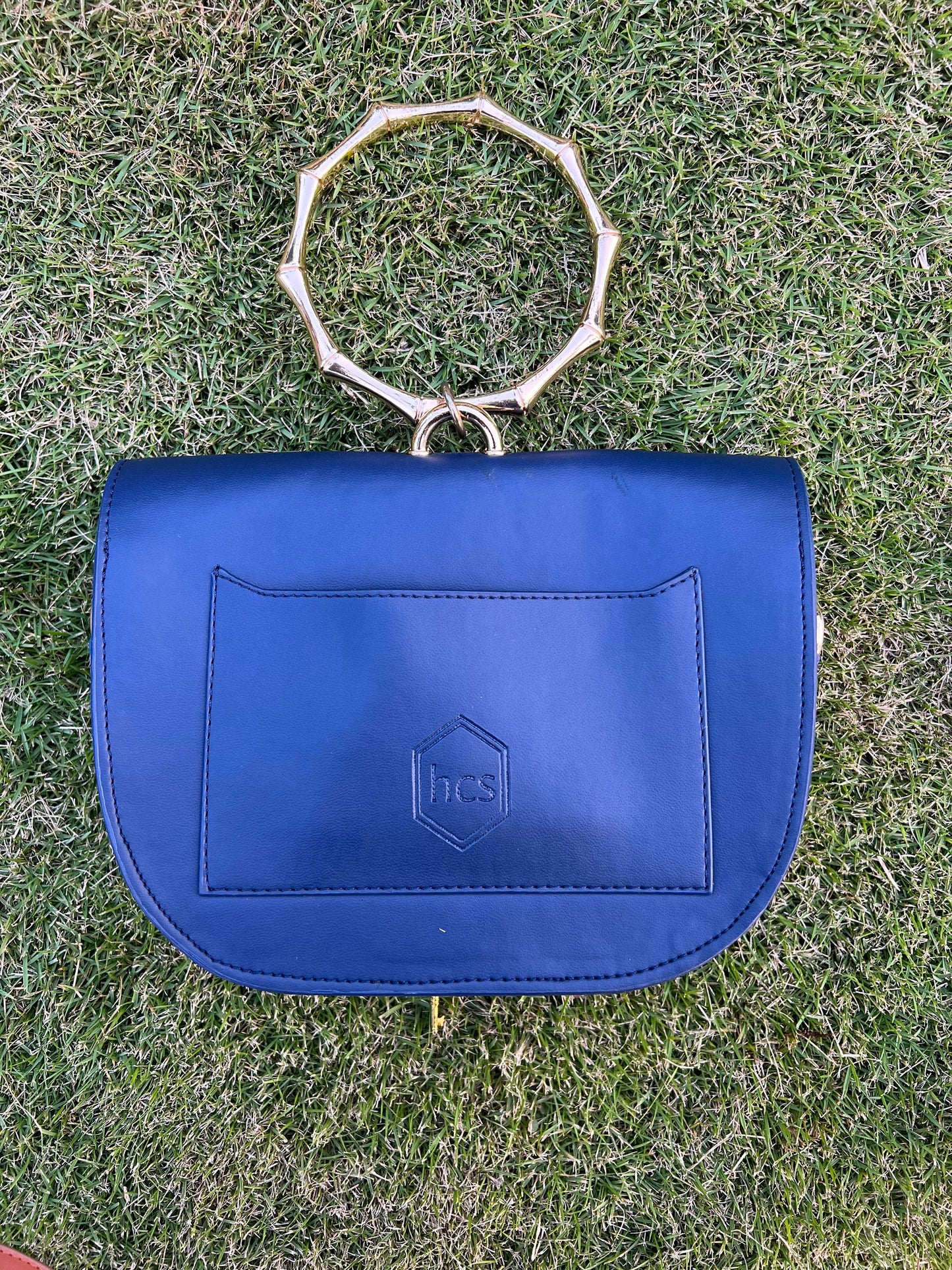 Crescent Bag with Top Ring Handle